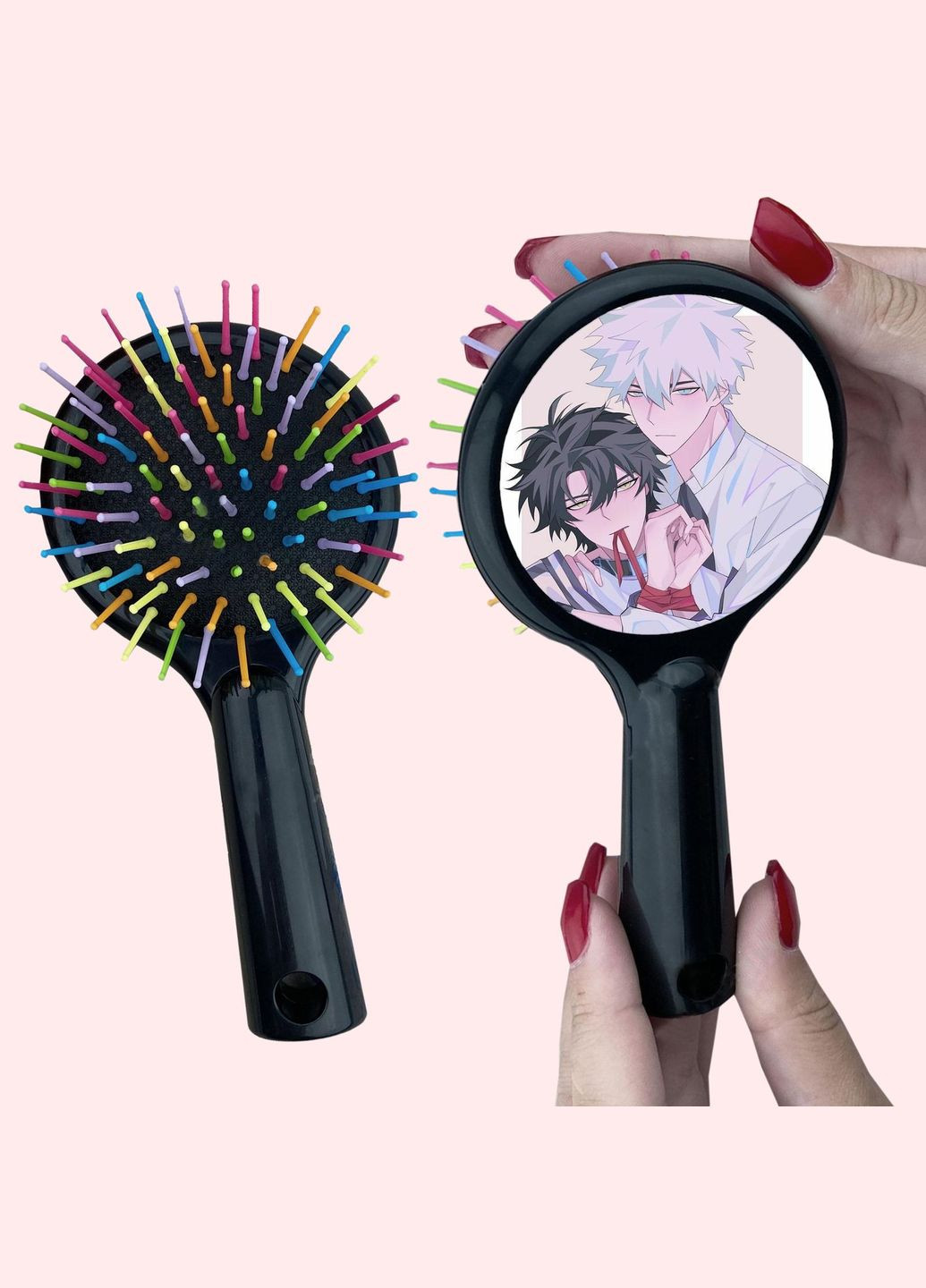 Расческа для волос Аниме Агенты времени #0014 черный No Brand (315042249)