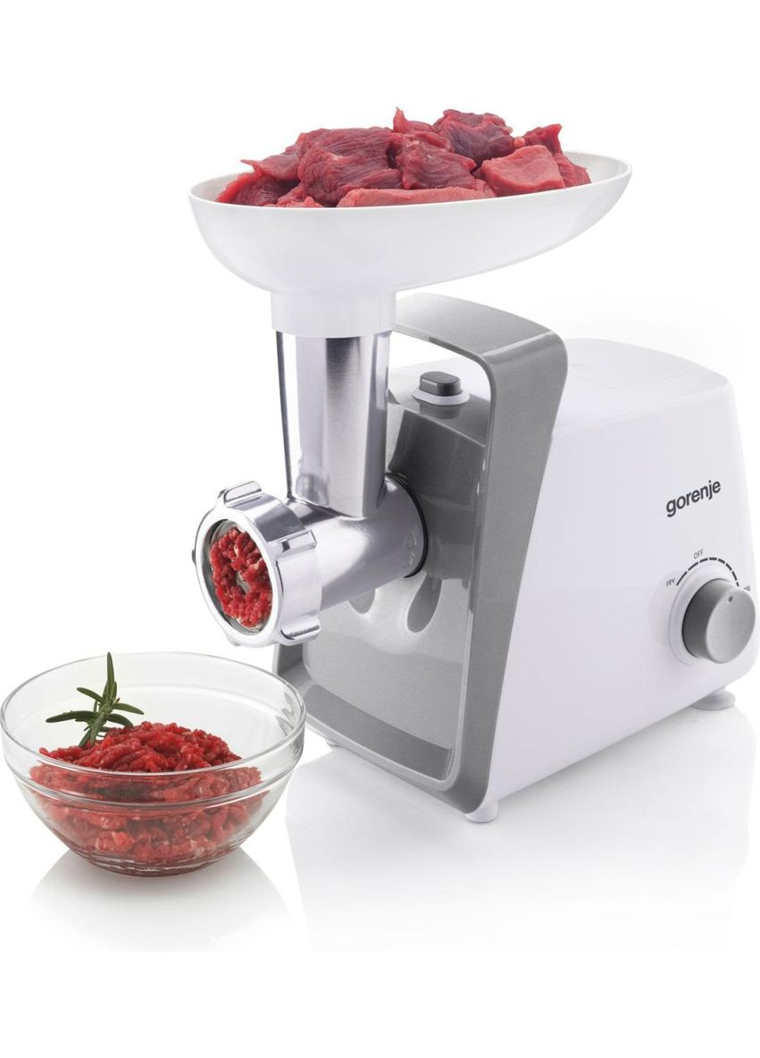 Мясорубка, 1600Вт, 2,2 кг/мин, 2 решетки, пластик, Gorenje (347585203)