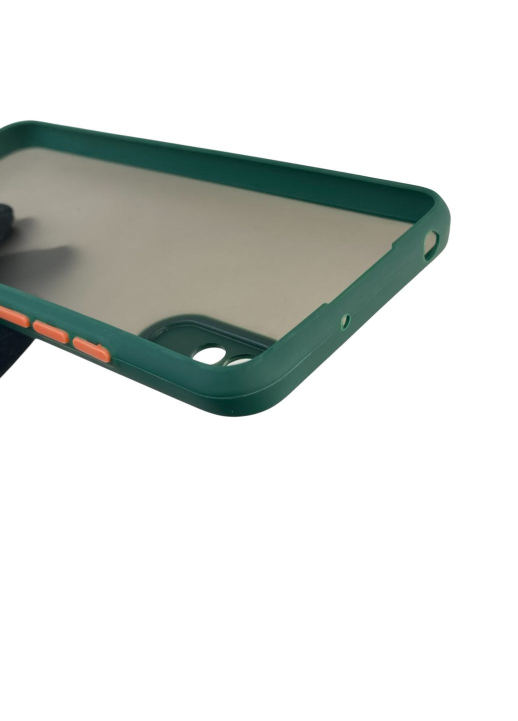 Чохол для телефона Redmi 9A з високими бортами із захистом камери на сяомі редмі 9а темно-зелений Xiaomi (366387576)