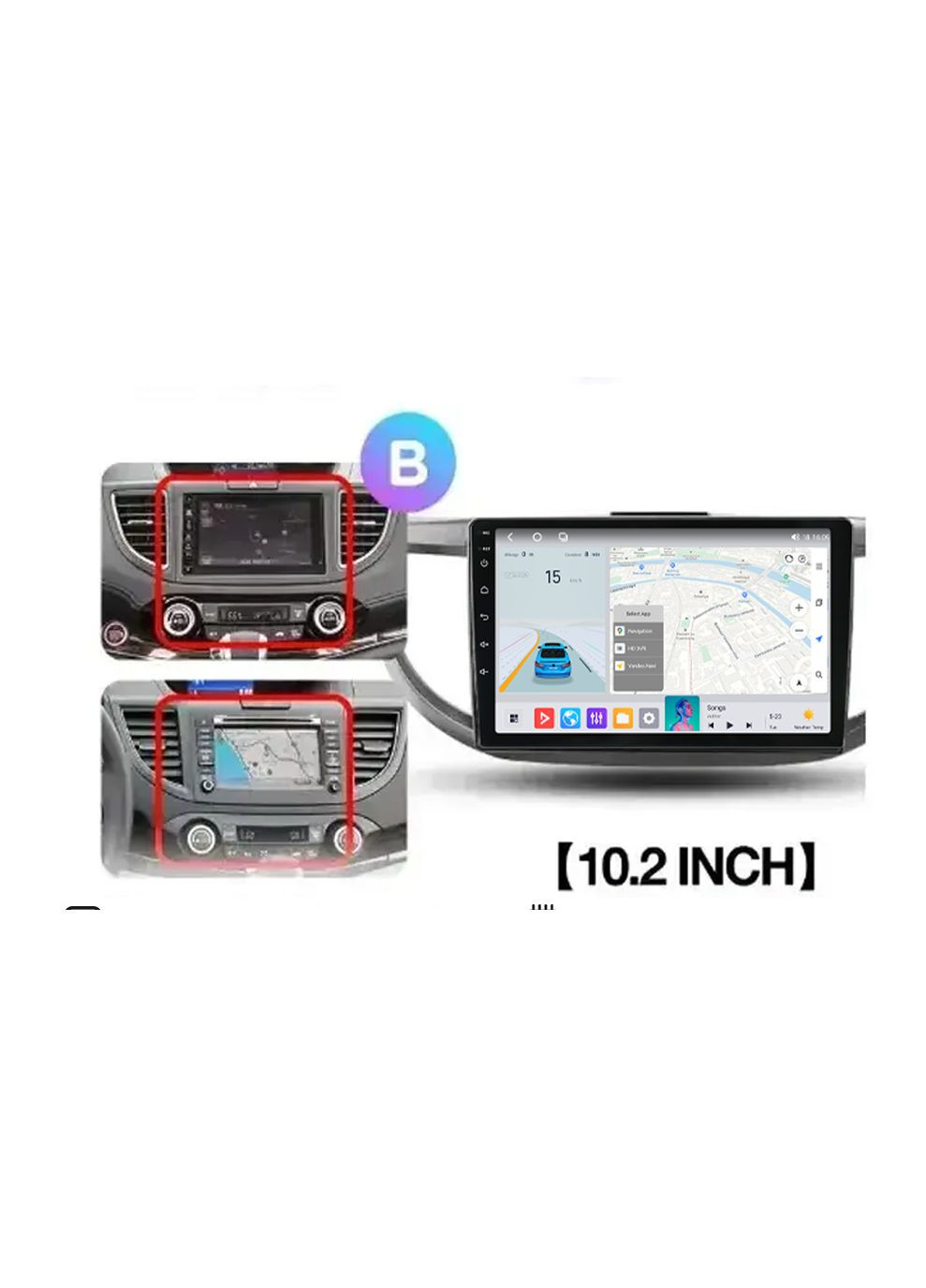 Штатная магнитола MN Honda CRV (2011-2018) IPS Mekede (352263186)