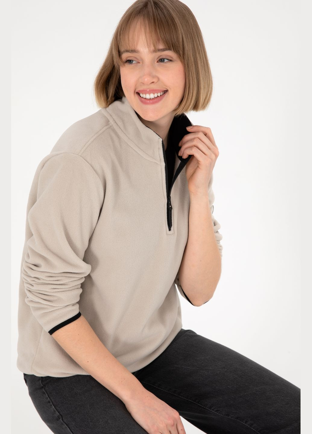 Сірий світшот u.s. polo assn. чоловічий U.S. Polo Assn. (324210850)