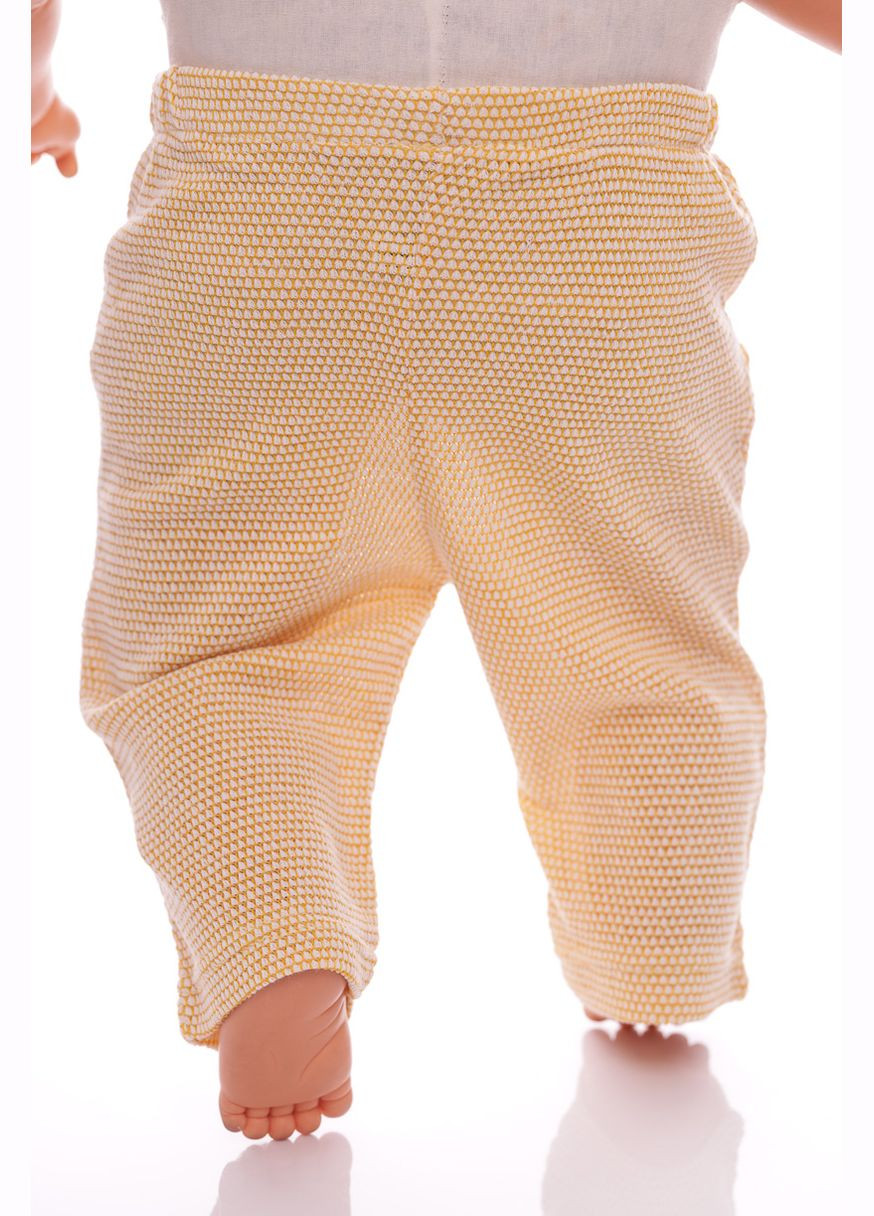 Желтый летний костюм с коротким рукавом для мальчика трикотажный с бабочкой желтый 86 см (31202) BABYKROHA