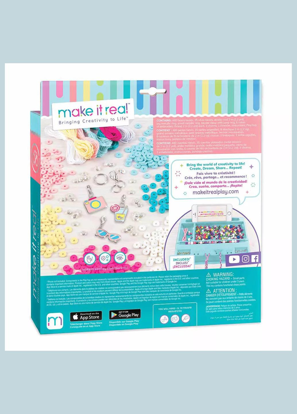 Набор для создания шарм-браслетов Летнее наслаждение (MR1317) Make it Real (333253292)