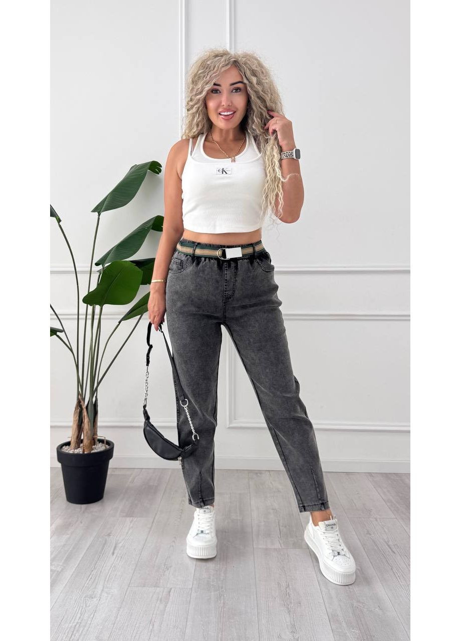 Джинси,стрейч джинс,талія на резинці,добре тягнуться,ремінь у комплекті Україна - (350790673)