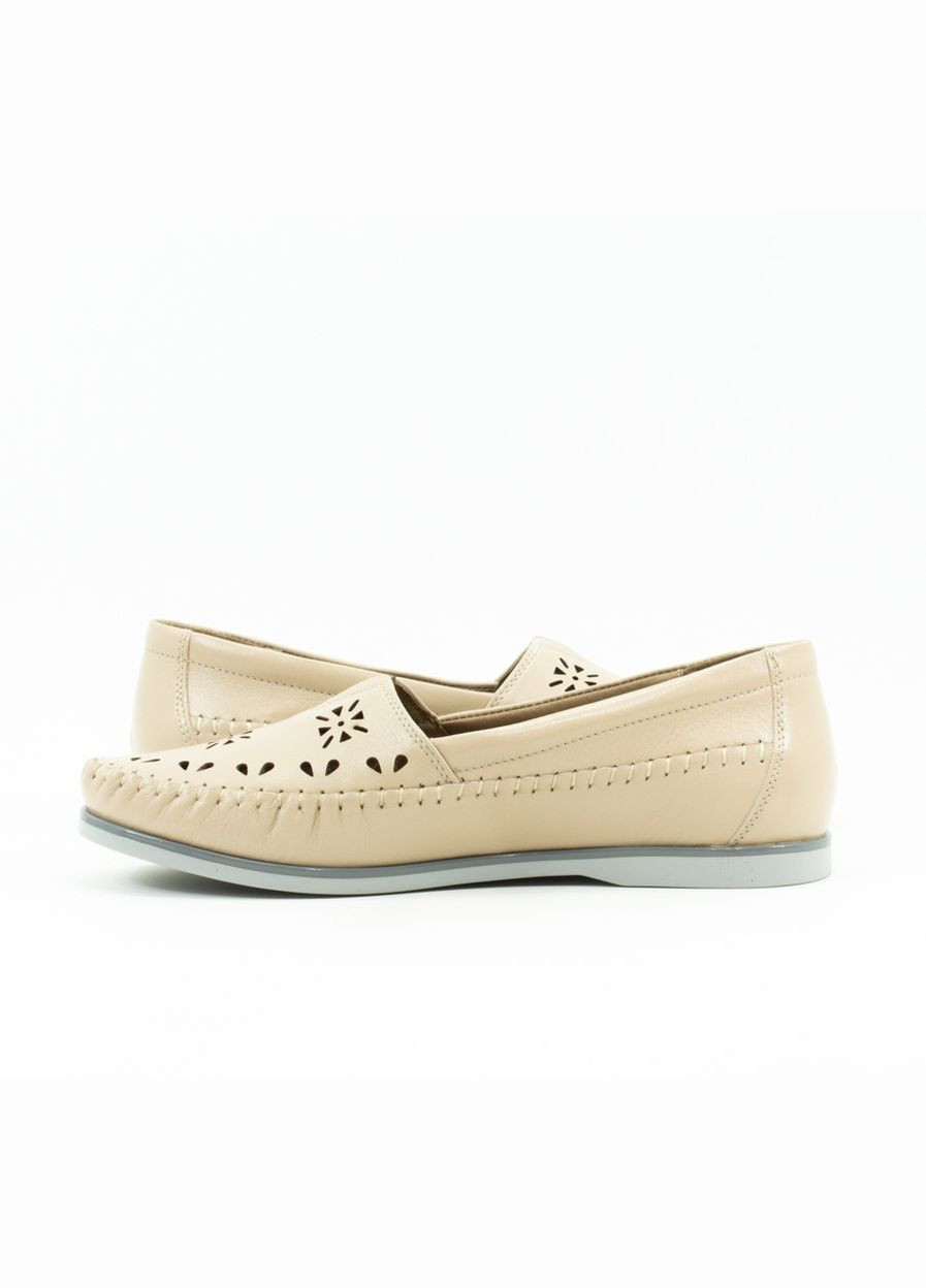 Бежевые мокасины 7587 размер Stepter