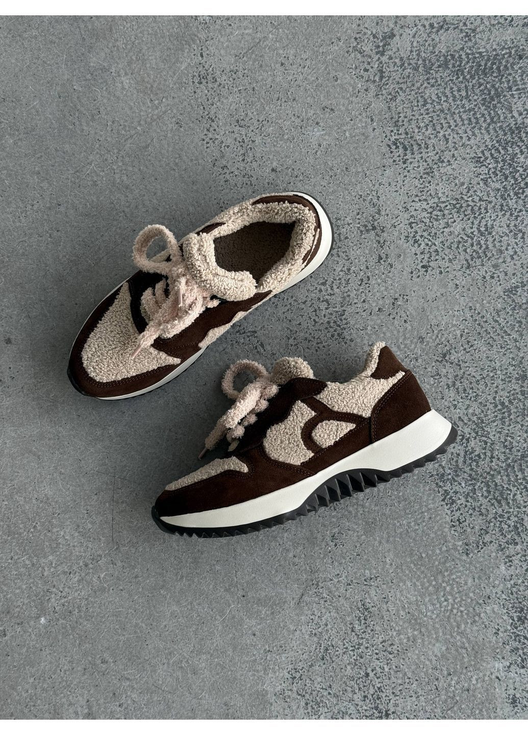 Зимові кросівки No Brand коричневі зими (369094604)
