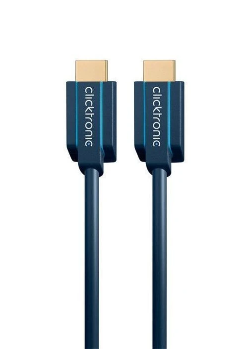 Кабель монітора сигнальний HDMI M/M (тато/тато) 3.0m v2.0 4K@60Hz D=6.0mm Casual Cu ClickTronic (369646614)