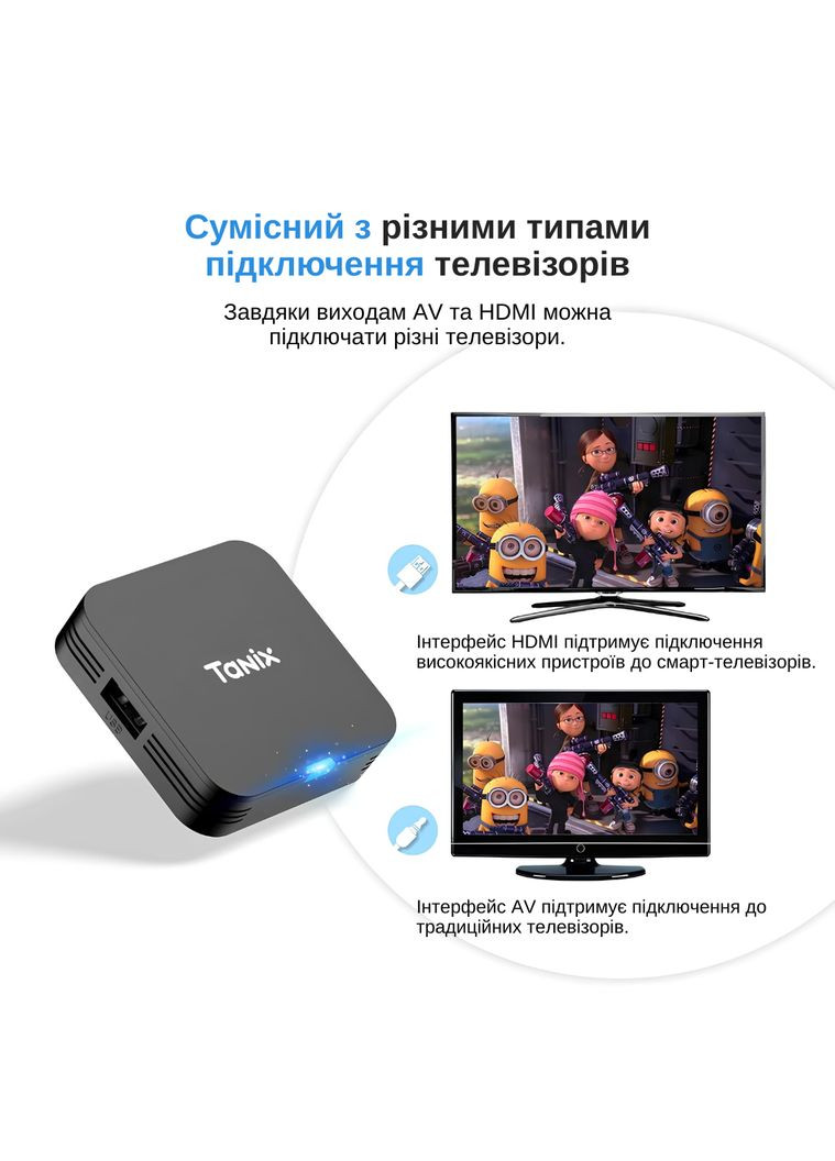 Смарт ТВ-приставка TX1 2/16GB Android 10 (TBT10216B 3626) Черная Tanix (333830625)