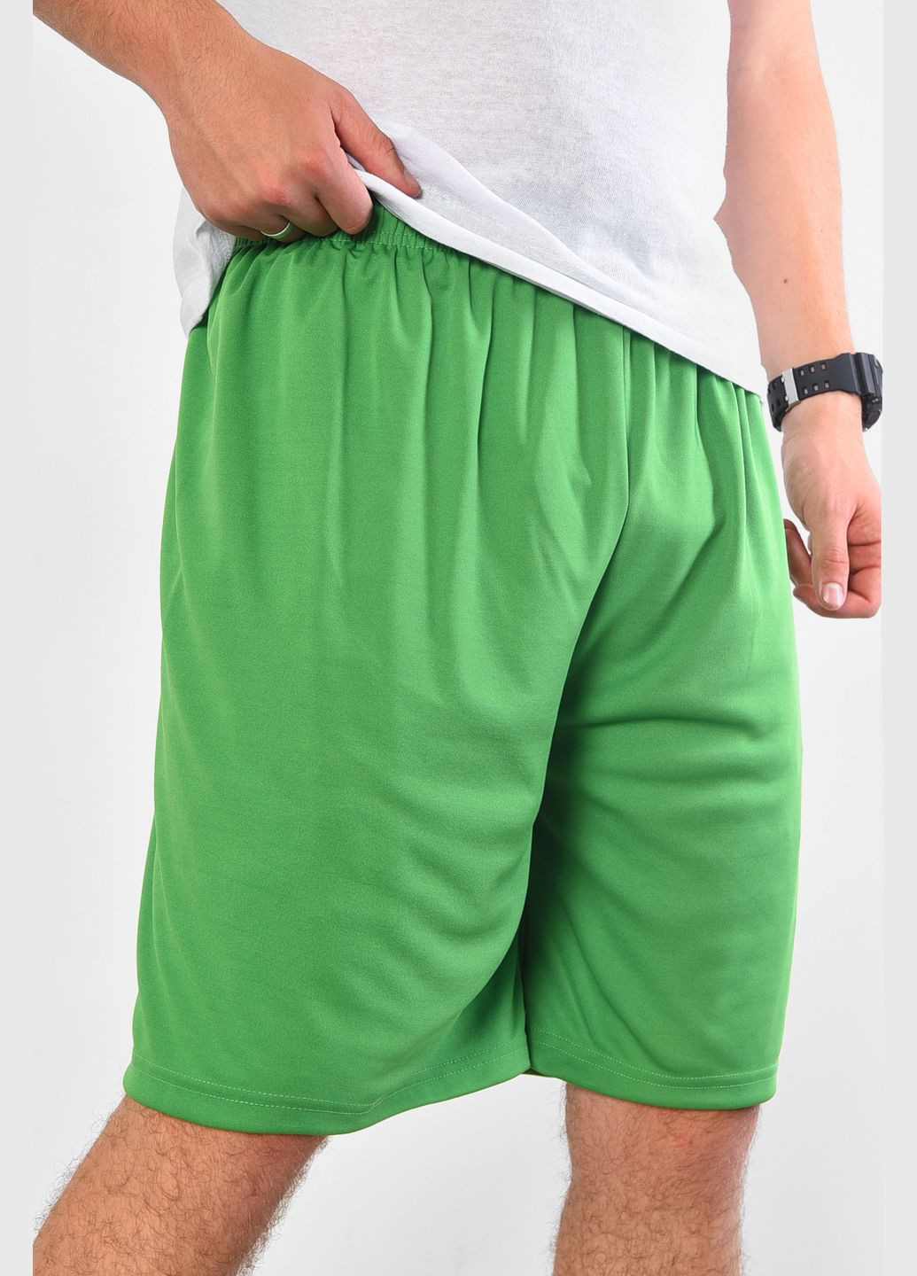 Шорти чоловічі зеленого кольору Let's Shop (296199246)