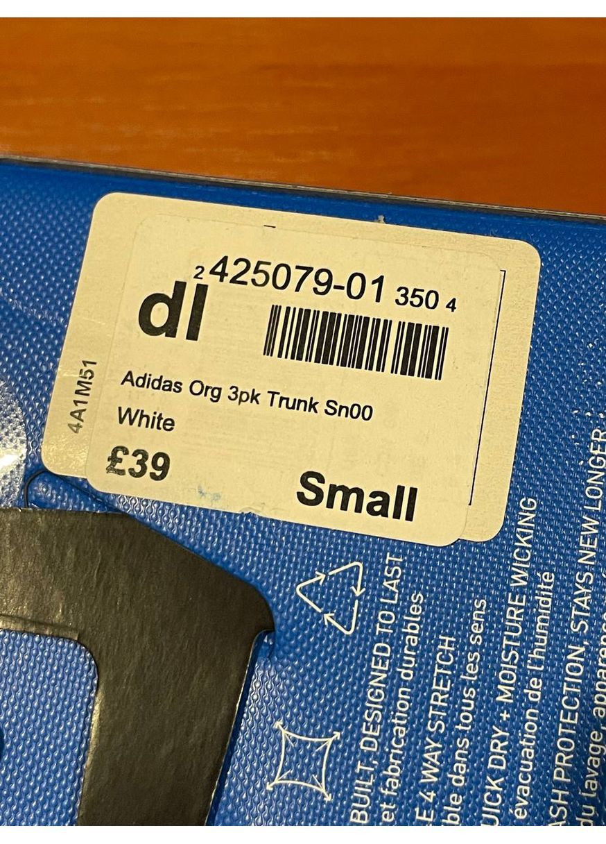 Набір 3 шт боксерки чоловічі труси Adidas Originals Mens Comfort Flex Cotton 3 Stripes Three Pack Trunks (363135120)