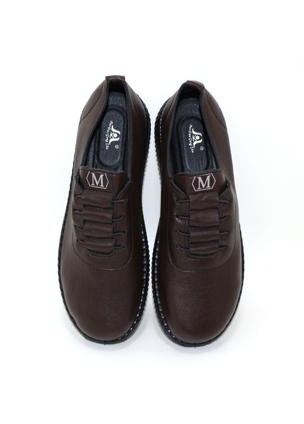 No Brand Женские комфортные туфли впереди на резинке. коричневый з, — (361147371)