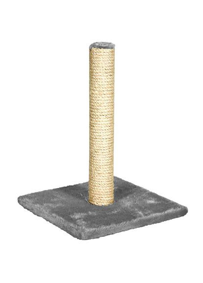 Столбик когтеточка для котов Polset Small 29 x 29 x 39 см Коричневый-серый (5415245142104) Flamingo (315333071)