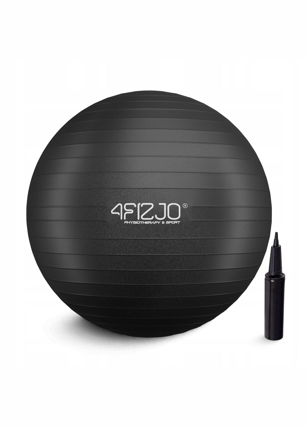 Мяч для фитнеса (фитбол) 75 см Anti-Burst Black () 4FIZJO P-5907739316370 (345710439)
