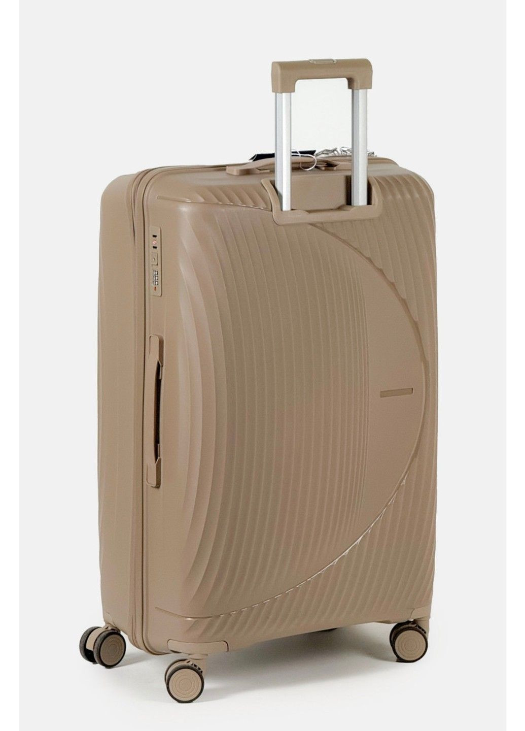 Большой пластиковый чемодан 608-1-KH Tourist (370853677)