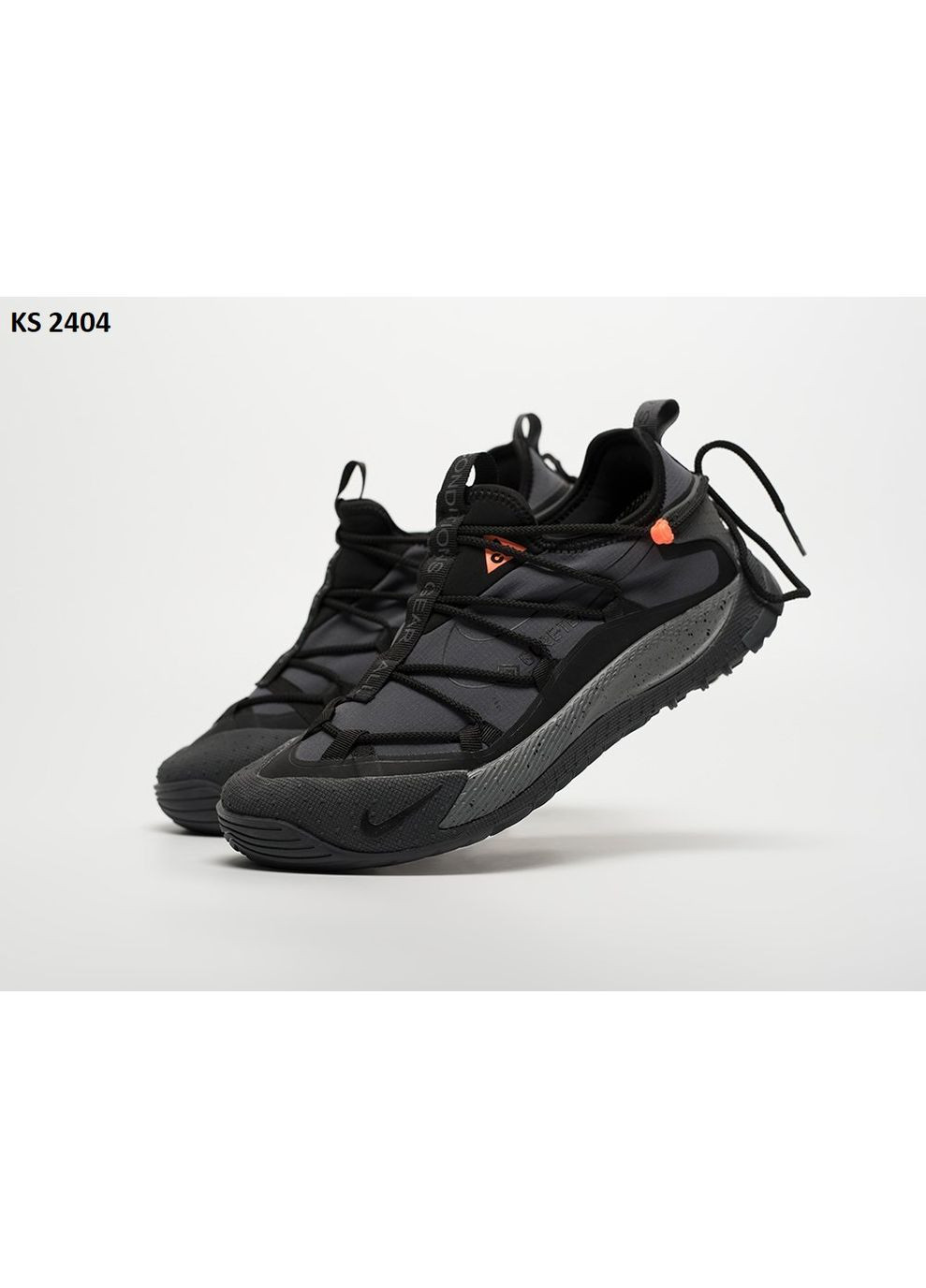 Сірі Осінні кросівки чоловічі nike acg art terra antarktik low gray найк асж No Brand