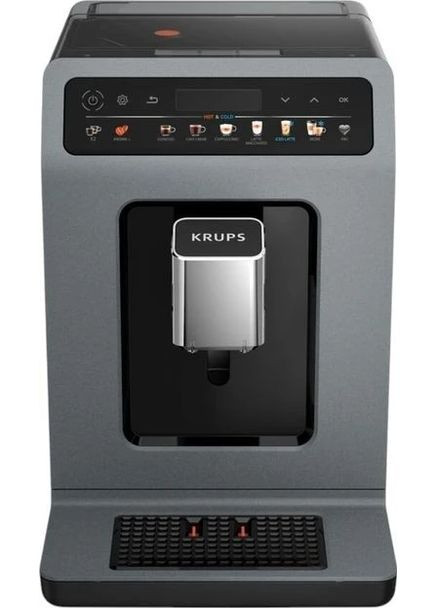 Кавомашина автоматична Evidence Hot & Cold EA898GF0 Gray UA Krups (366831150)