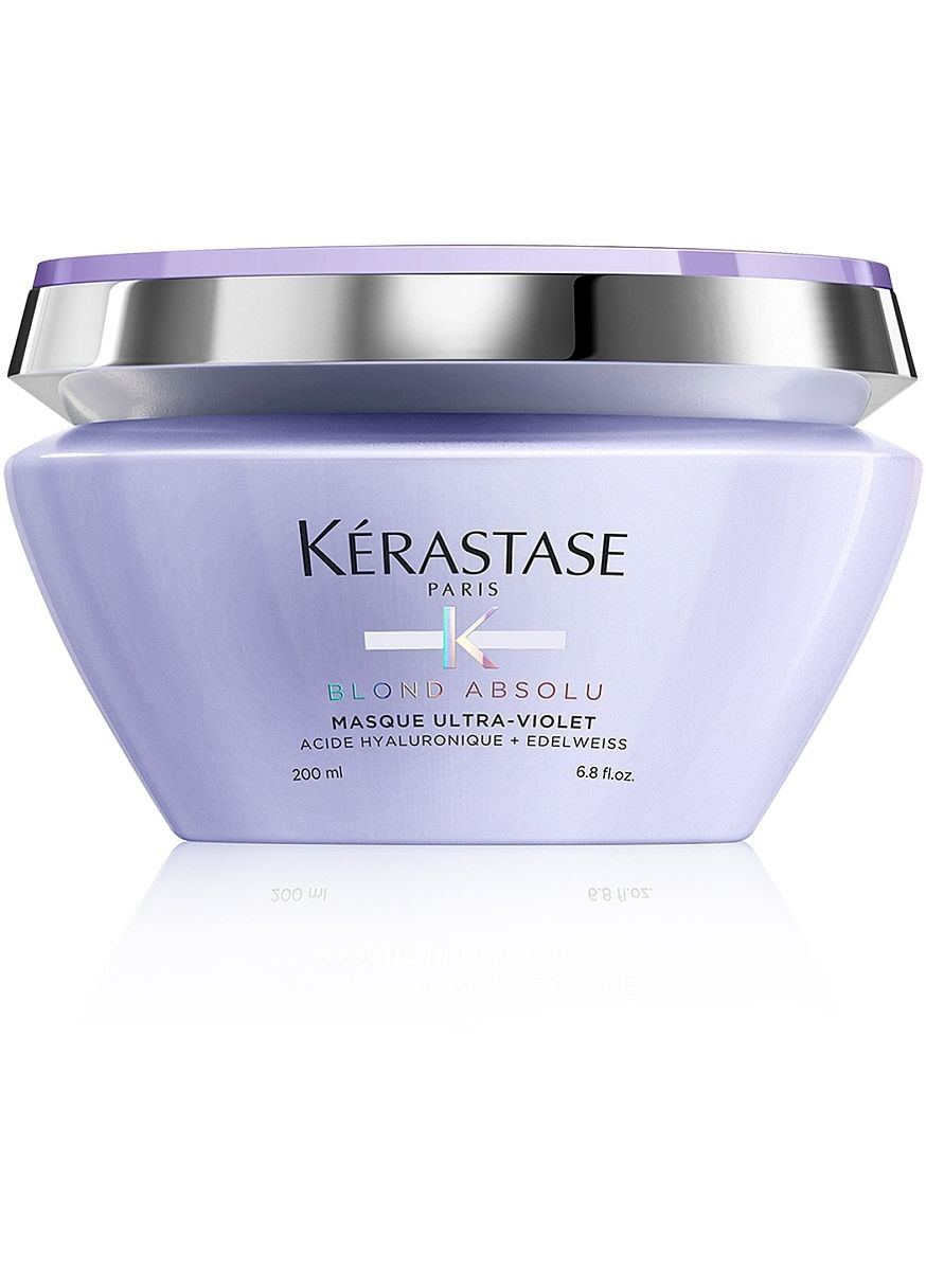Маска для питания и нейтрализации нежелательного оттенка Blond Absolu Masque Ultra Violet 200ml (636885-28086) Kerastase (368648530)