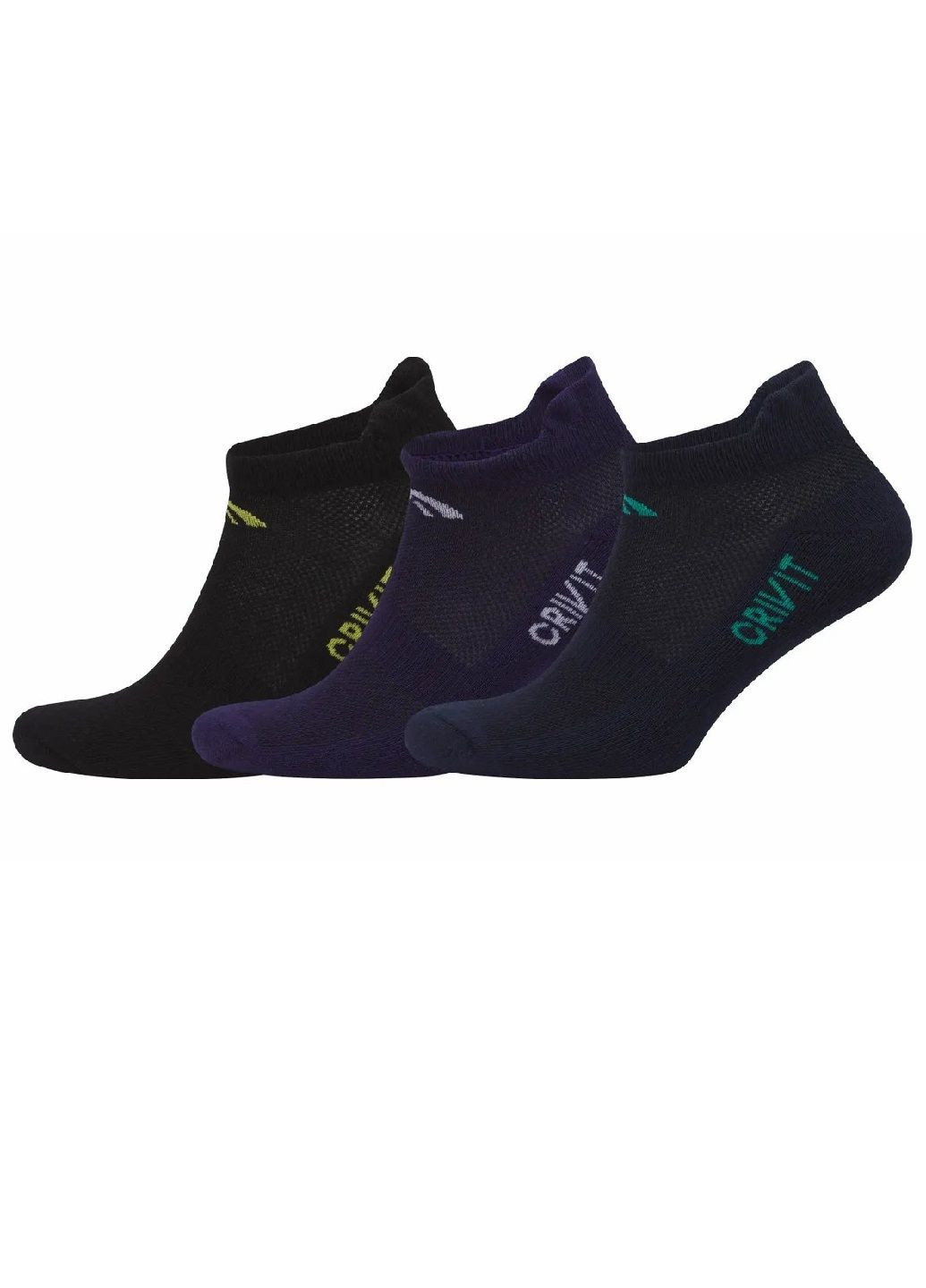 Комбинированные мужские спортивные носки с махровой подошвой и органического хлопка, 3 пары Crivit (360891491)
