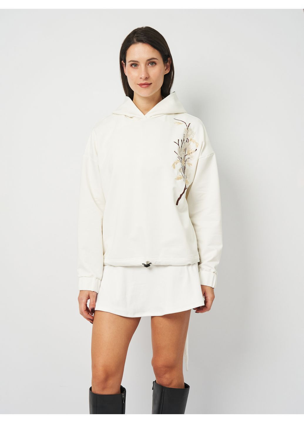 Худи женское с вышивкой демисезон Malta (364831523)