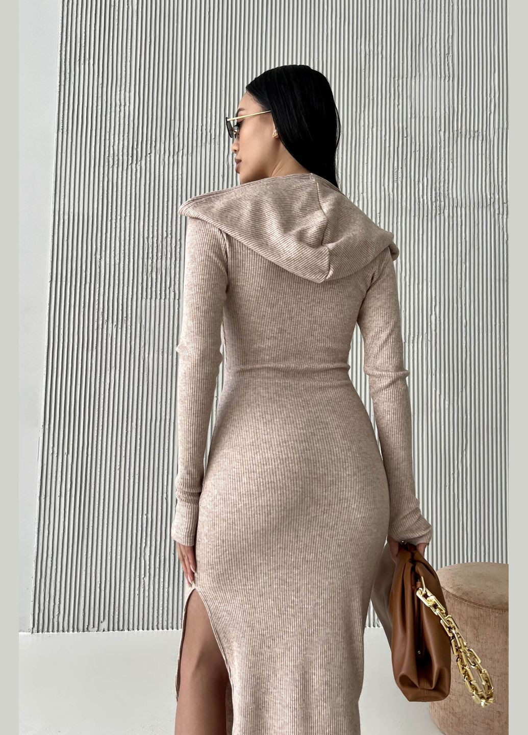 Бежева повсякденний, кежуал сукня футляр Liton