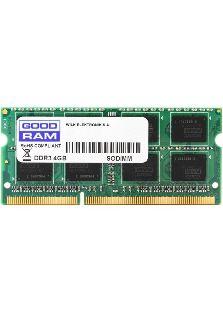 Оперативна пам'ять Goodram sodimm ddr3 8gb 1600 mhz (268144074)