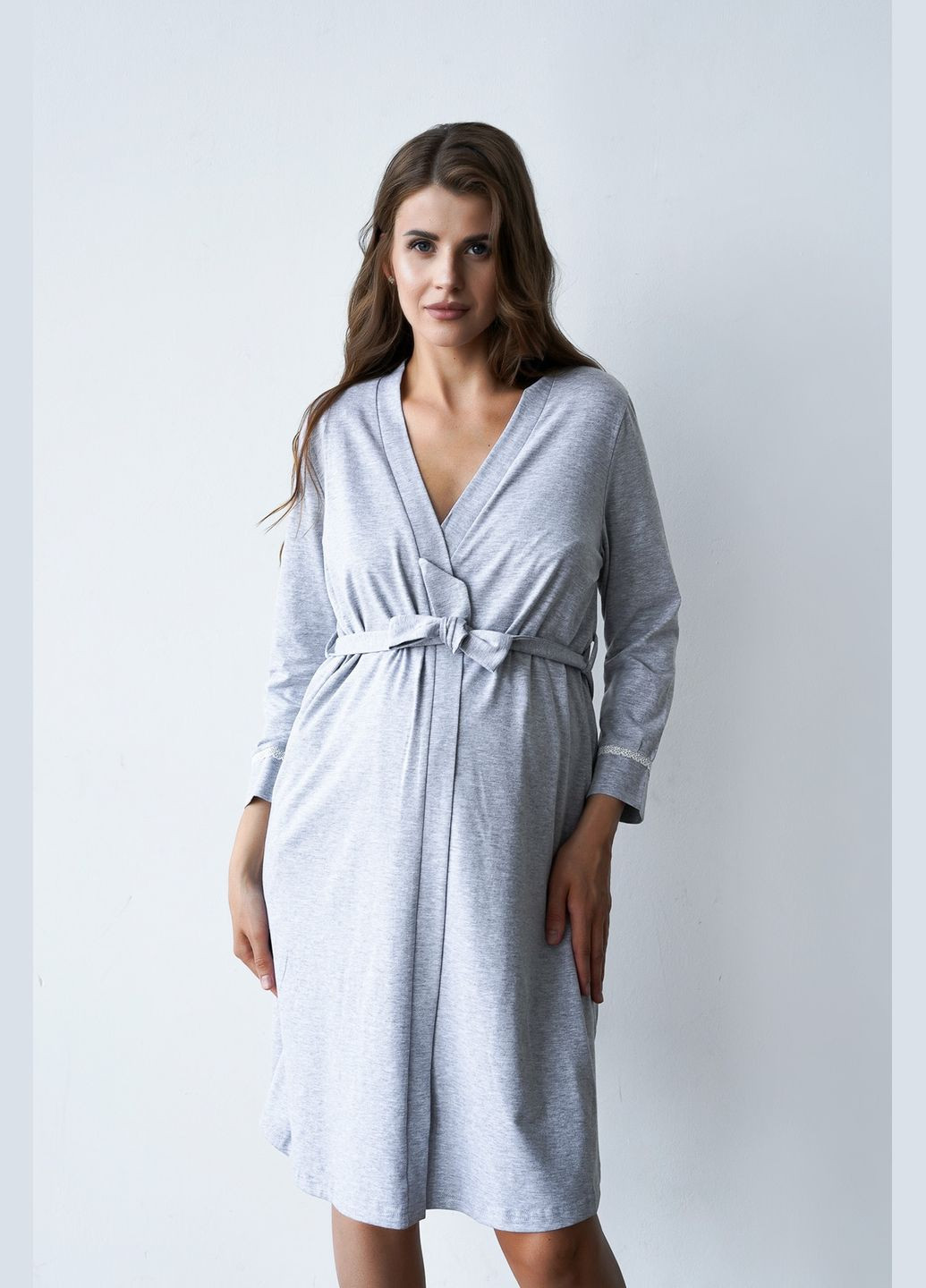 Халат для беременных и кормящих мамочек "Soft&Lace" Мамин Дім (334712718)