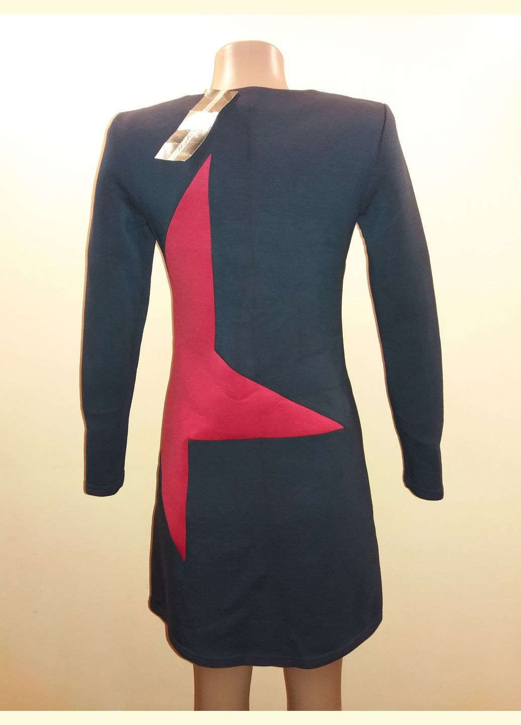 Темно-синя сукня жіноча тепла зірка 44 синій Mine