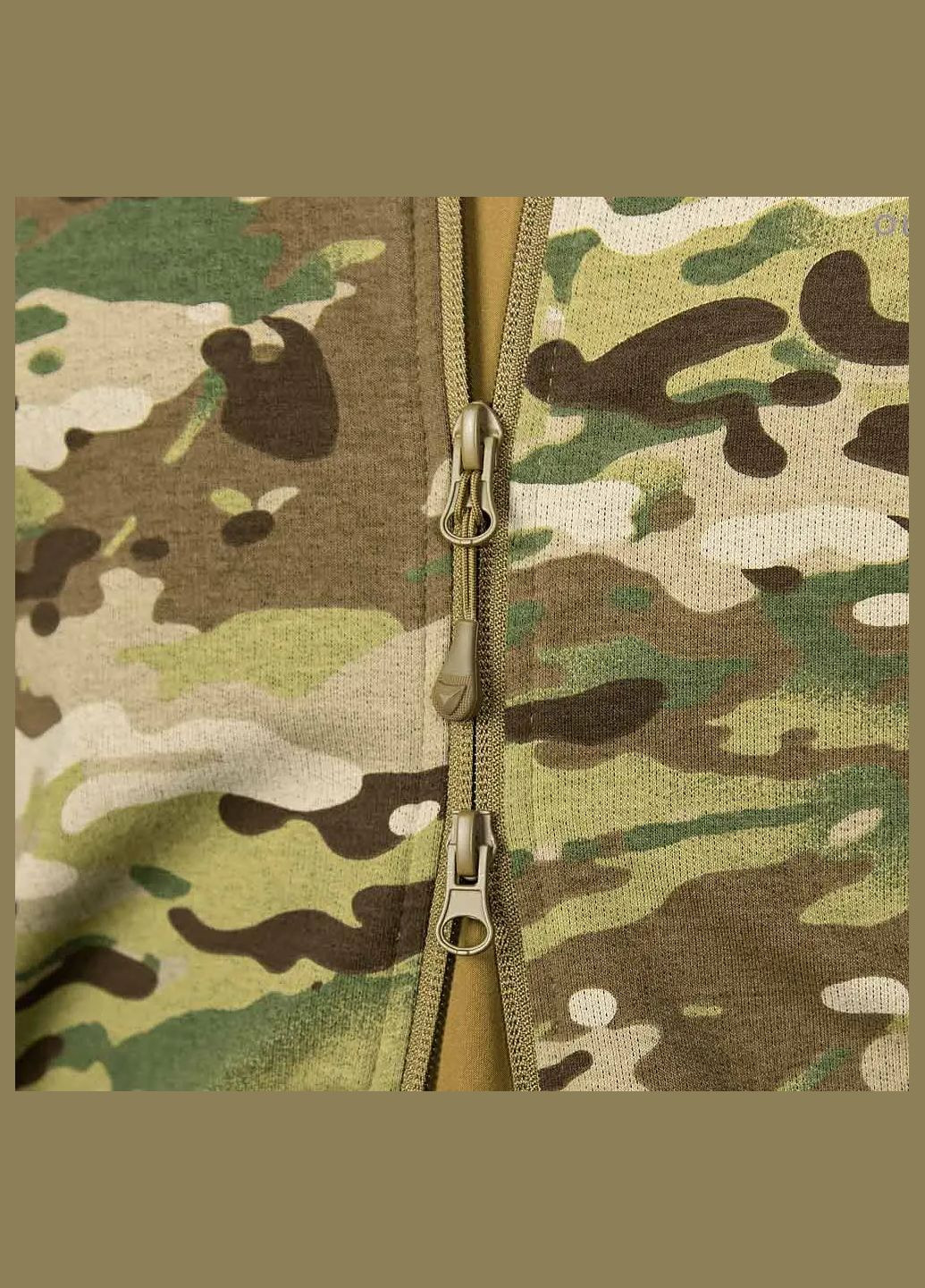 Комбинированный демисезонный костюм basic zip ulticam Camotec