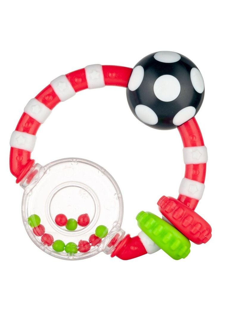 Погремушка "Мячик и цветные шарики" Красная Canpol Babies (314951175)