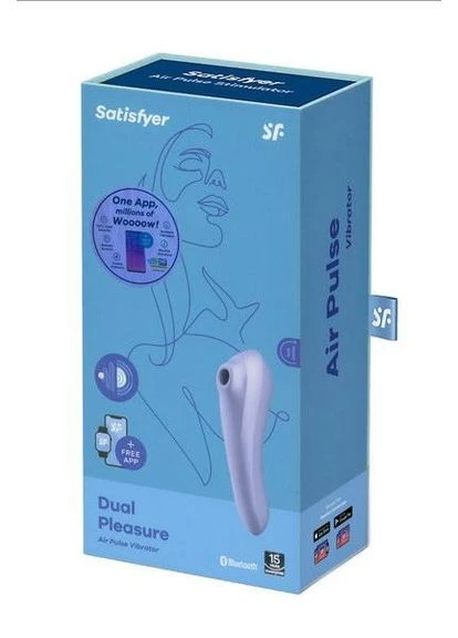 Вакуумний кліторальний симулятор Dual Pleasure Viole all Оригінал Satisfyer (302368840)