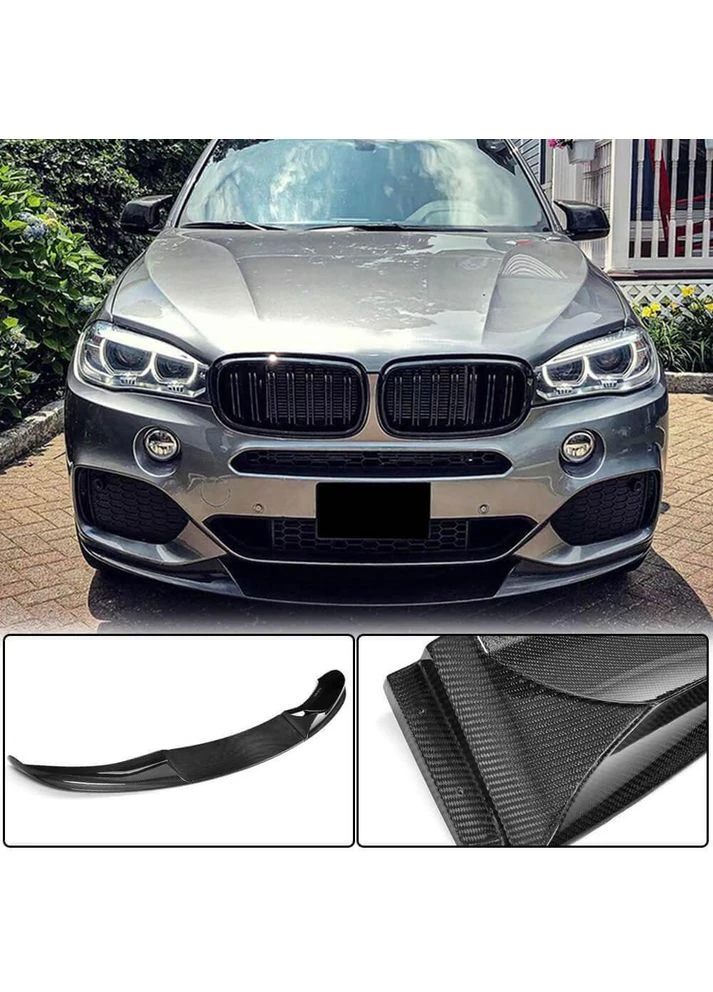 Накладка на передний бампер Lip (для M-Sport, Карбон) для X5 F15 2013-2018 гг BMW (392191837)
