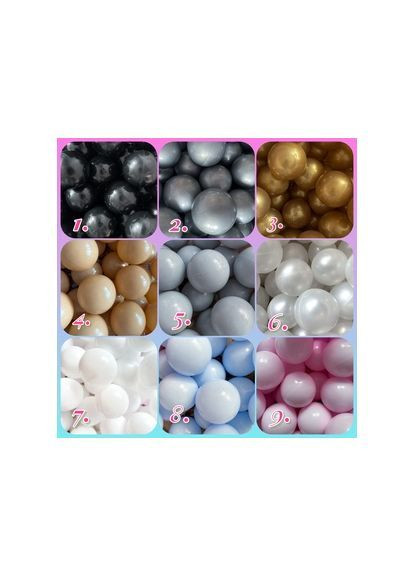 Сухий Басейн з 200 кульками з оксамиту (велюр) сірий JoyfulKids (368766615)