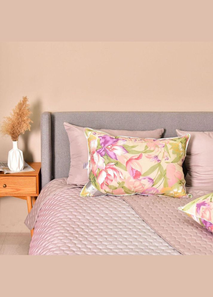 Подушка пухова 50х70 см пух перо натуральний наповнювач тканина бавовна IDEIA (334727053)