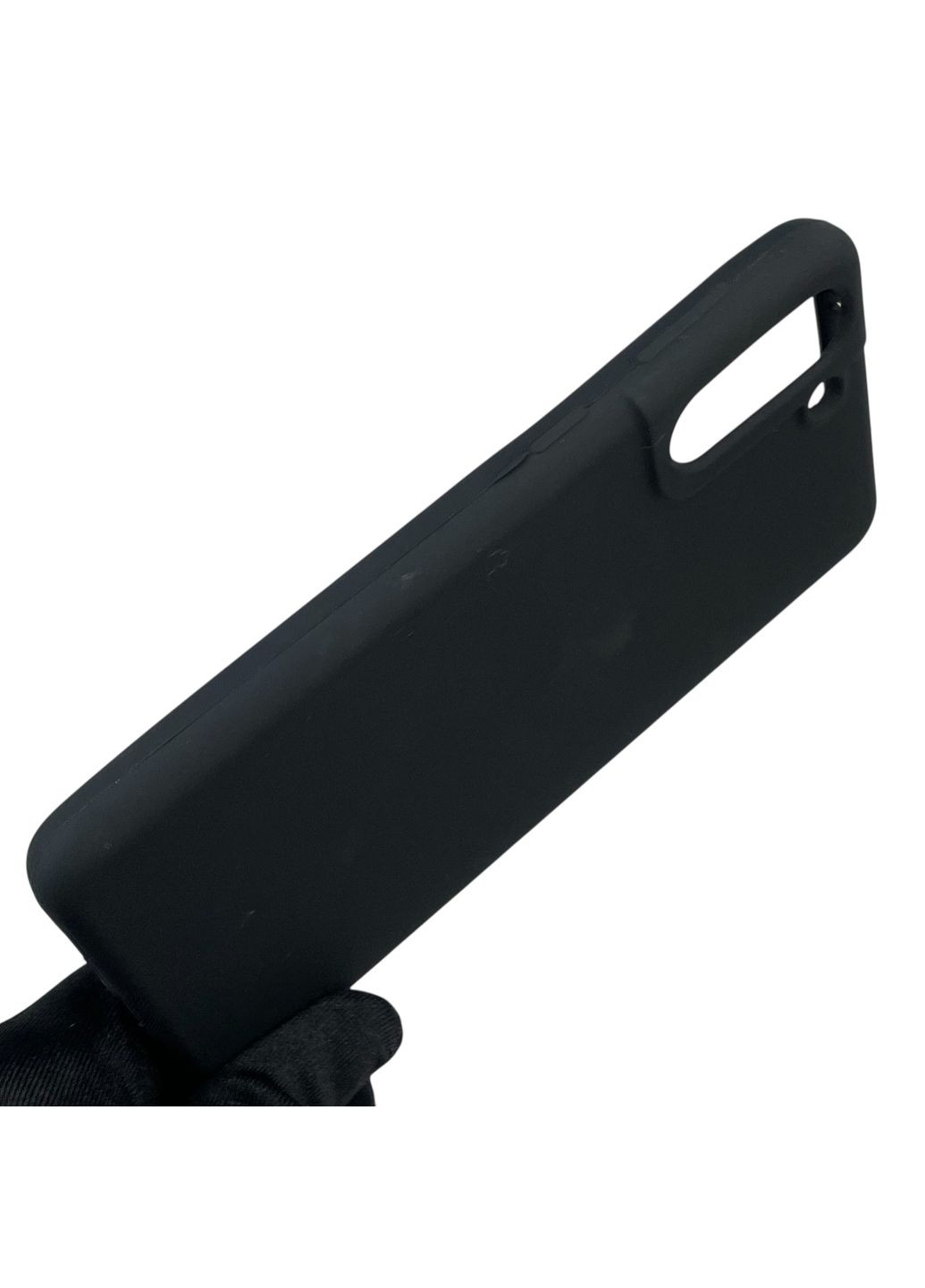 Чехол для Galaxy S21 Plus (SM-G996) силиконовый с микрофиброй нескользящий на самсунг с21 плюс черный Samsung (366387295)