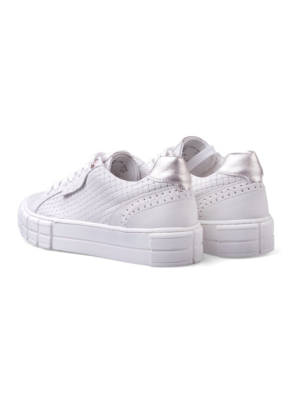 Бежевые кеды женские Bugatti