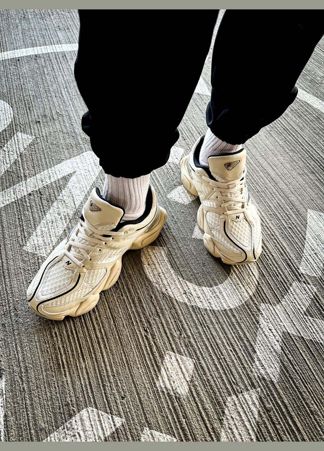 Бежеві Осінні кросівки чоловічі і жіночі new balance 9060 beige | нью беланс 9060 бежеві No Brand