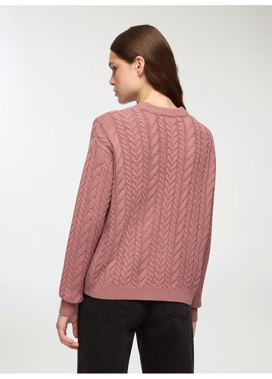 Ліловий зимовий светр жін Terranova