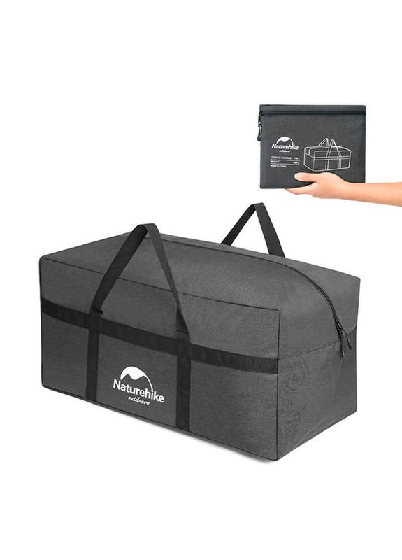 Дорожная сумка-баул NH17S021-L 100 л Темно-серый (6927595724903) Naturehike (362732286)
