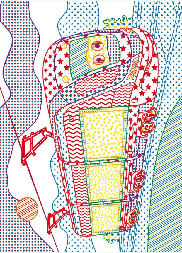 Великі водяні розмальовки з кольоровим контуром. Залізниця (Crystal Book) No Brand (338871422)