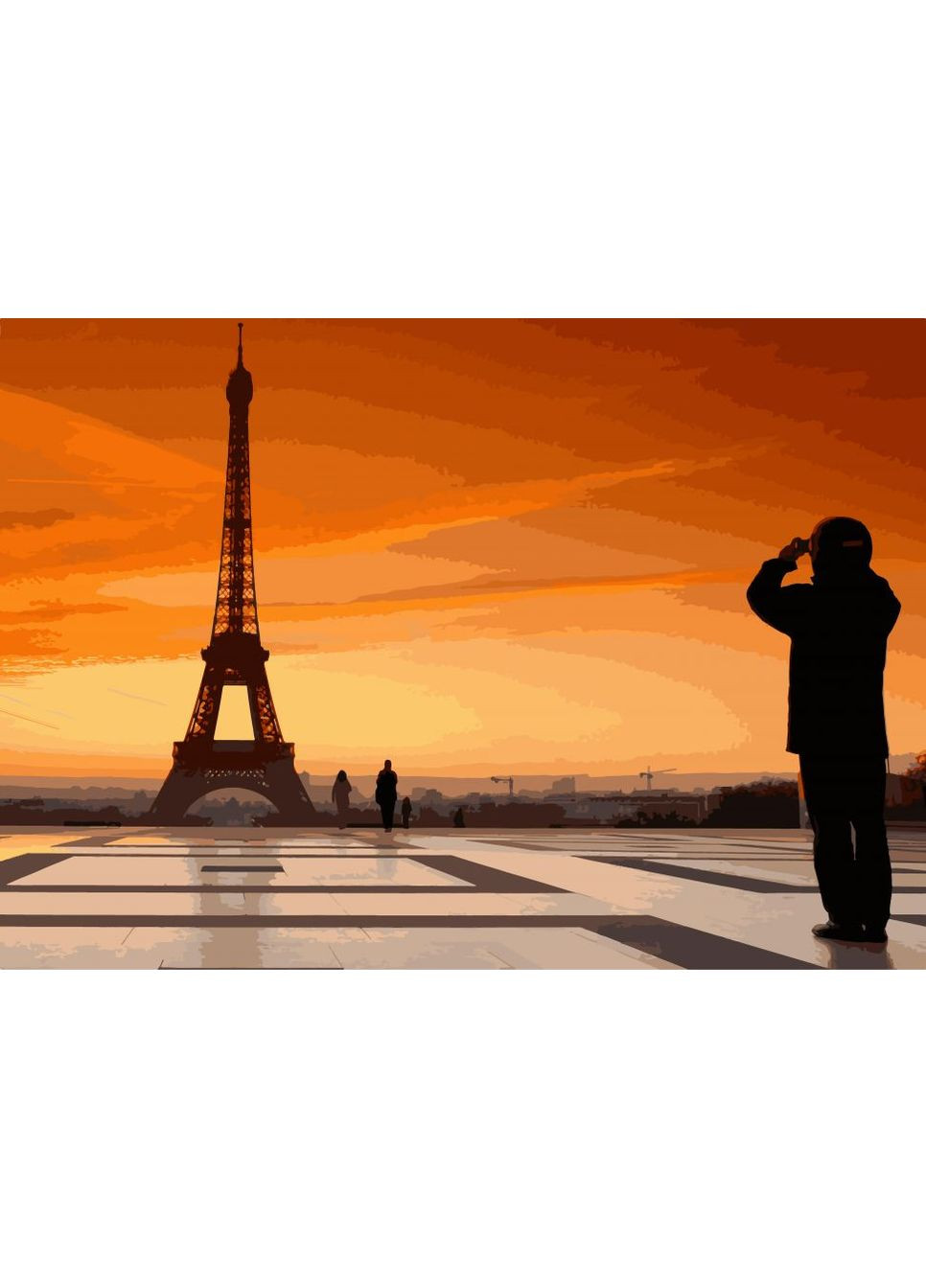 Картина по номерам Площадь Тракадеро 40x50 (11203-AC) Art Craft (365543719)