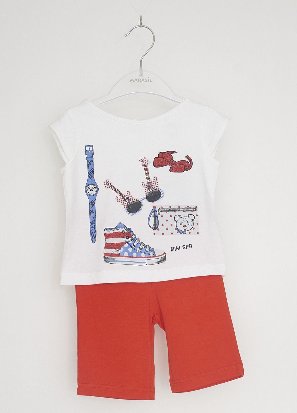 Червоний літній костюм рожевий Sprint