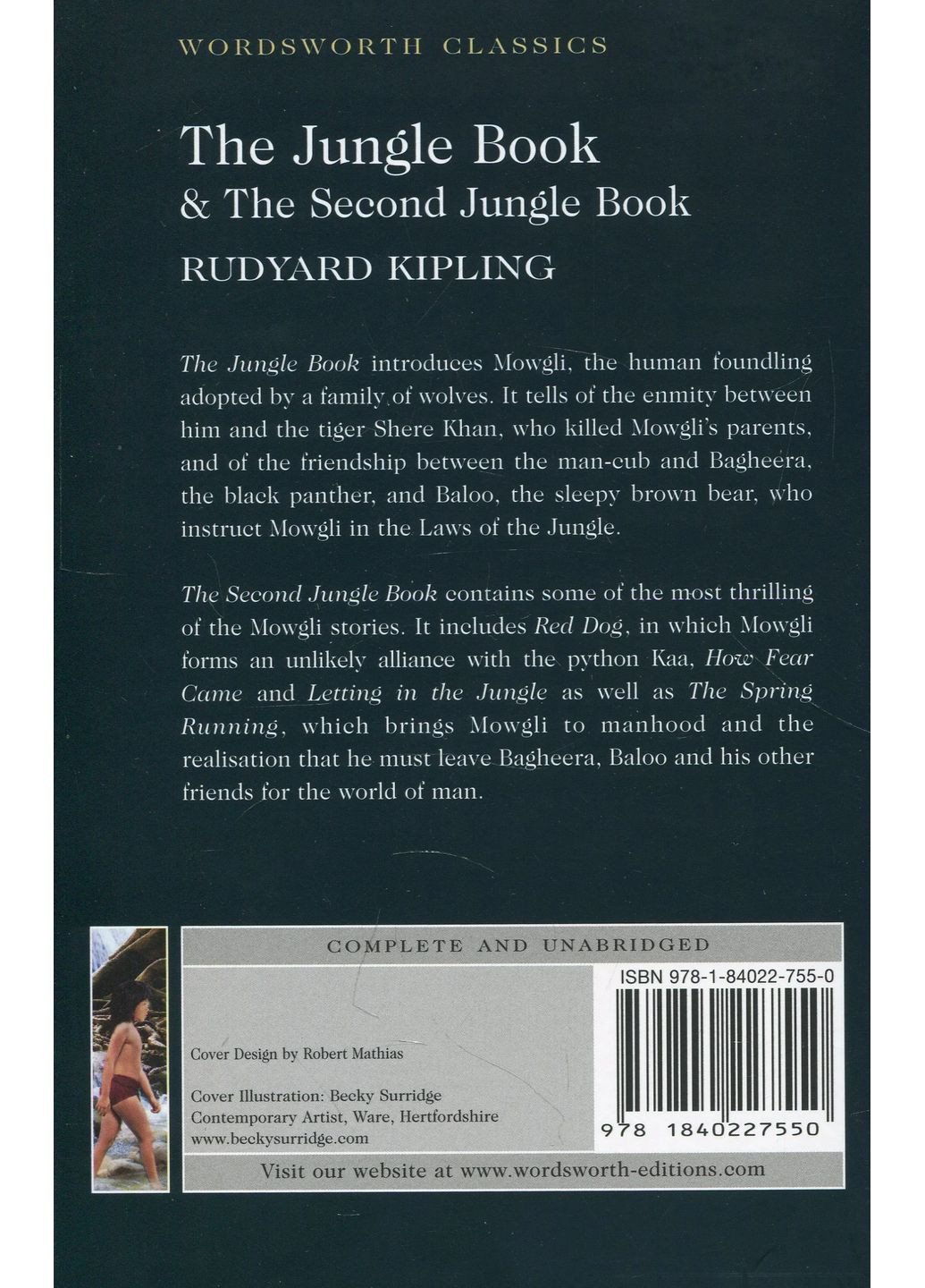 The Jungle Book & The Second Jungle Book Wordsworth Editions (370115413)
