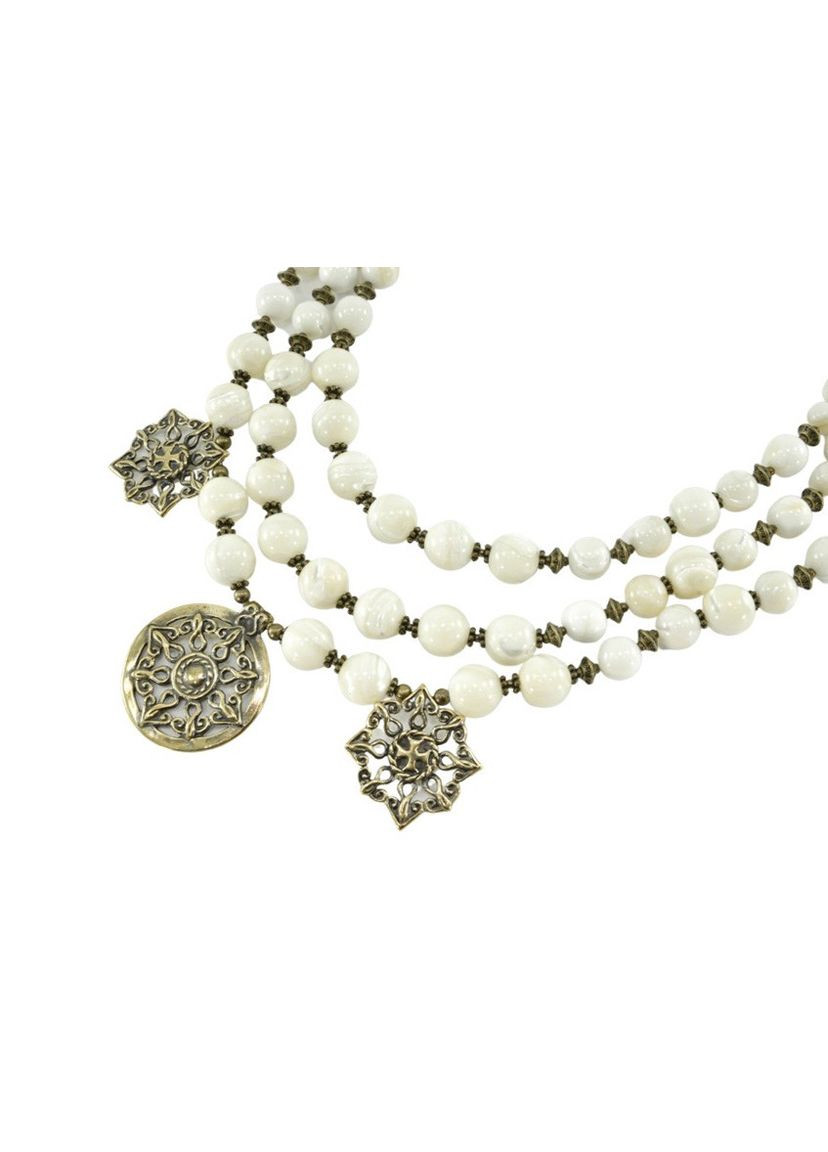 Ожерелье "Перламутровый клад" Перламутр Fursa fashion (322316510)