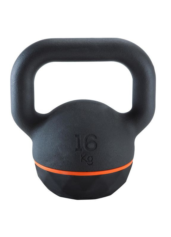 Гиря 16 кг Гумова Підстава для Силових Тренувань Domyos (342966546)