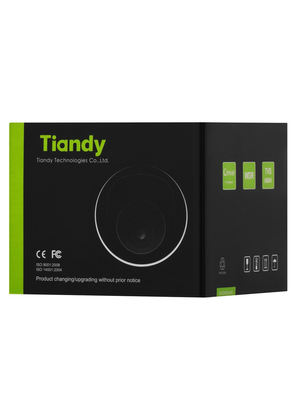 Камера IP TC-C34KN, 4MP, Dome, 2.8-12mm AVF, f/1.6, IR30m, PoE, IP66 Tiandy (367073836)