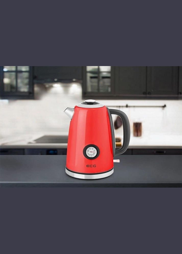 Електрочайник EСG RK-1700-MagnifiСa-Сorsa 1.7 л червоний ECG (364835911)