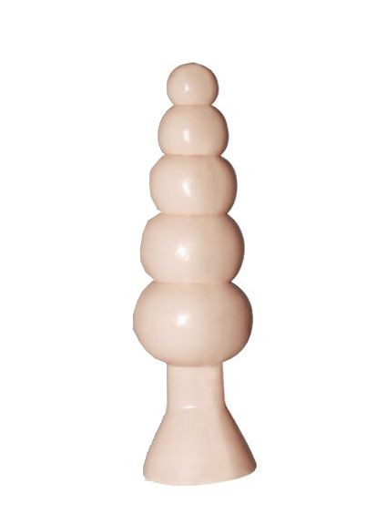 Анальная пробка Bendable Butt Rattler Телесная CherryLove NMC (282710791)