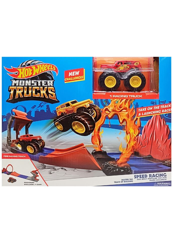 Игровой набор Автотрек "Monster Trucks" MS44(Red) 1 машинка в комплекте BMW (317737843)