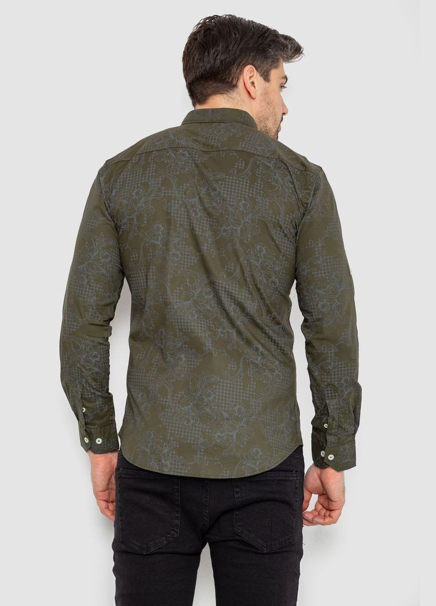 Сорочка чоловіча з принтом, колір синій, Ager (315318486)