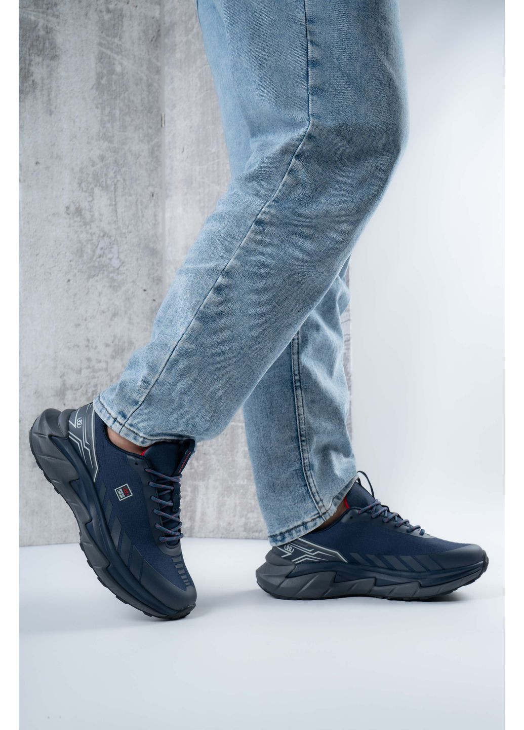 Синій кросівки чоловічі where uweare wuw5963-navy/black сині 346750 Where Uwear